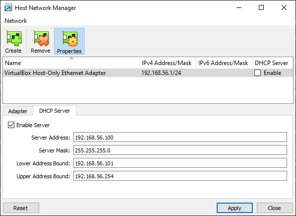 Fig. 2.2 - Creating the Host Adapter