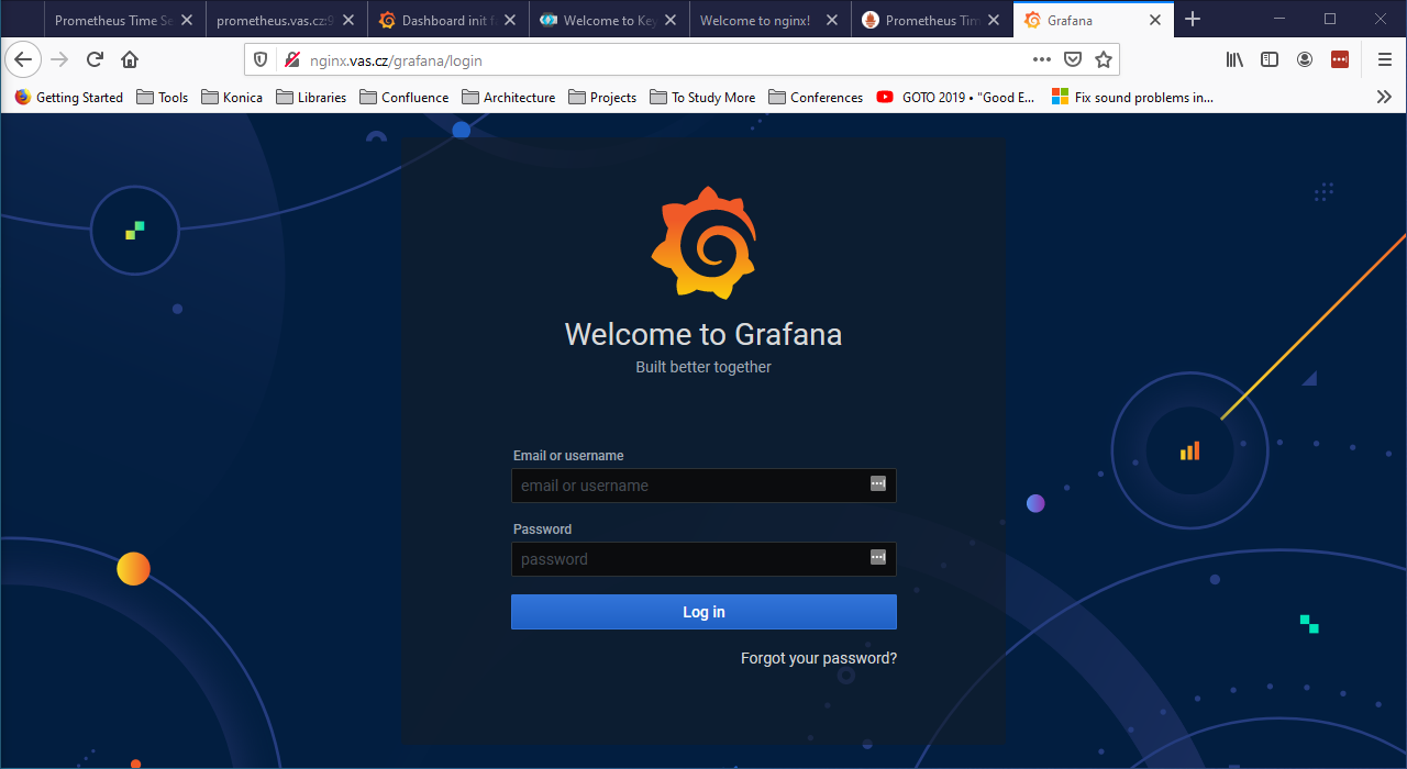 Proxied Grafana