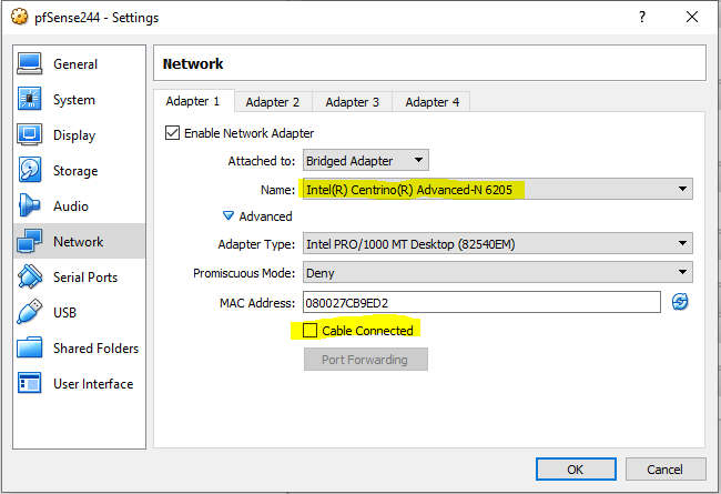 Fig.14 - Network WAN adapter