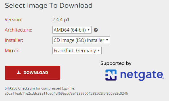 Fig.16 - pfSense Download