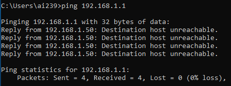 Fig.36 - Host unreachable